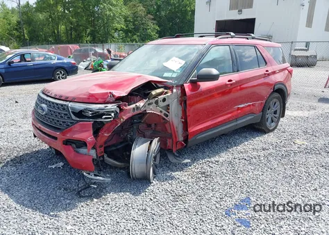 2021 Ford Explorer Xlt from USA, damaged, VIN 1FMSK8DH2MGA21667